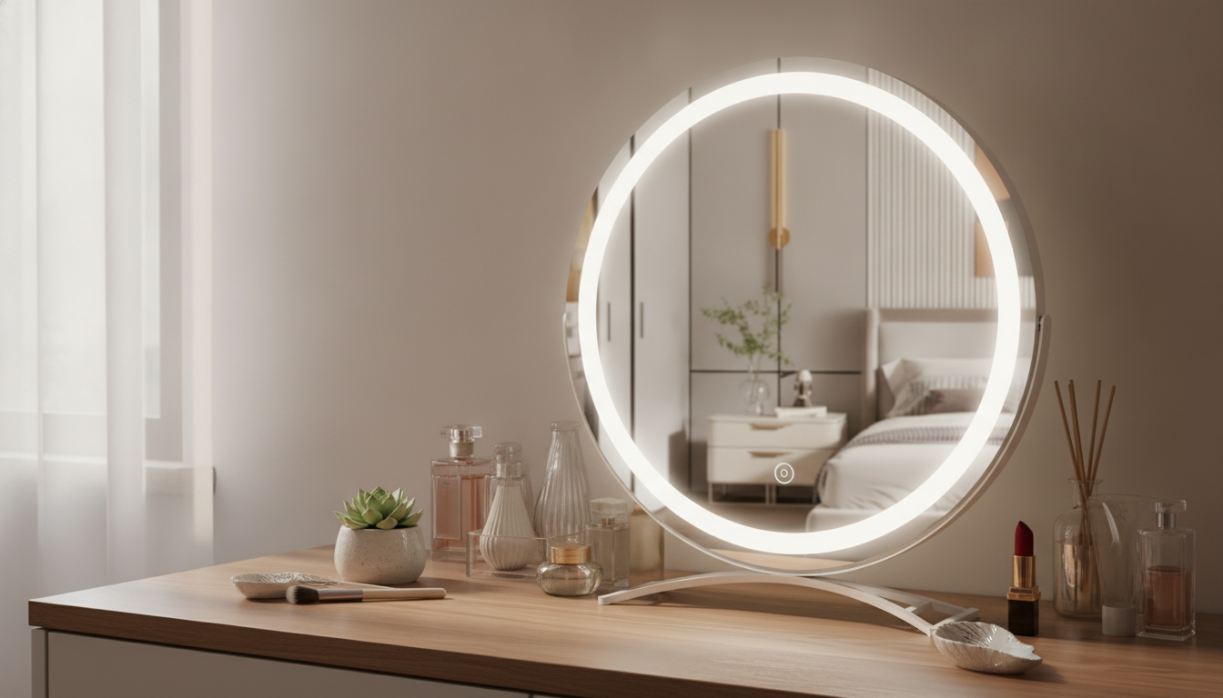 18-Inch Smart Touch Lighted Vanity Mirror Guide