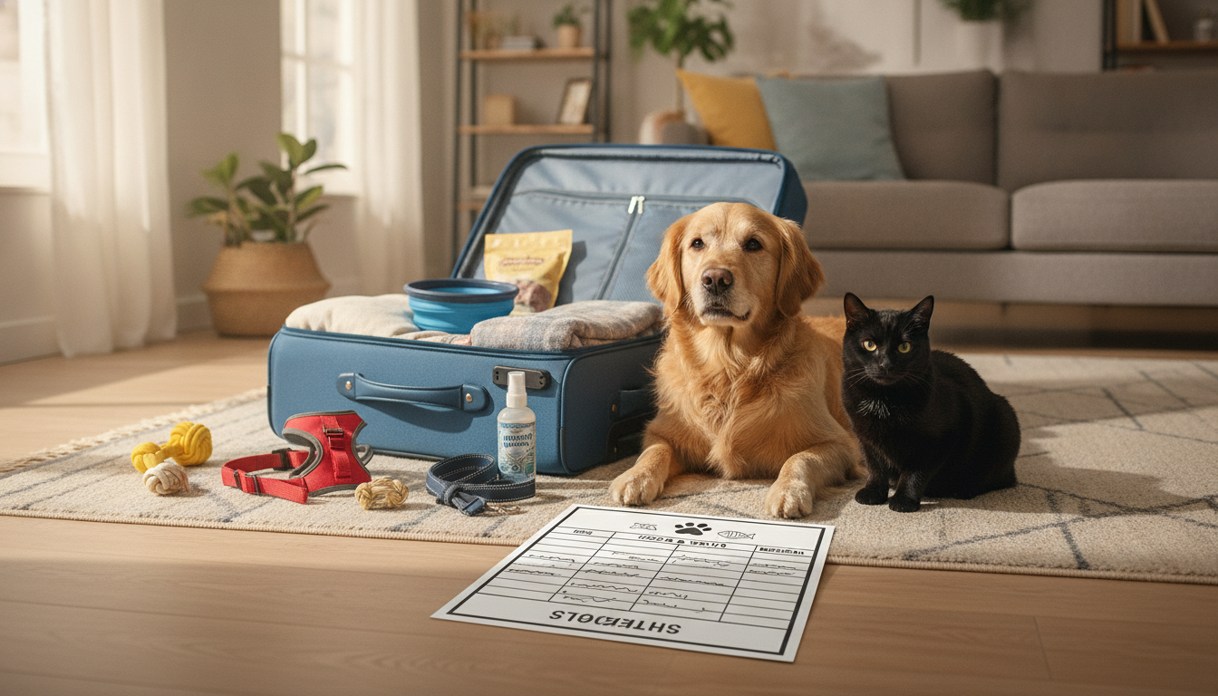 Pet Travel Checklist: Safe Packing for Dogs & Cats