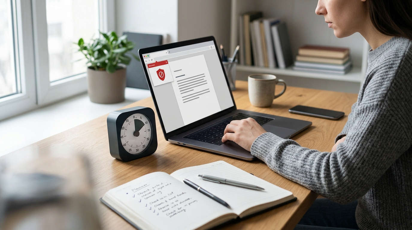 5 Tools That Beat Procrastination: Plan, Timer, Blockers