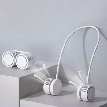 Bladeless Neck Fan: USB Rechargeable Hands-Free Cooling